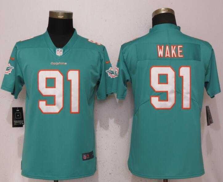 Women Nike Dolphins 91 Cameron Wake Aqua Vapor Untouchable Limited Jersey,We sell and wholesale Women Nike Dolphins 91 Cameron Wake Aqua Vapor Untouchable Limited Jersey on line form chian!